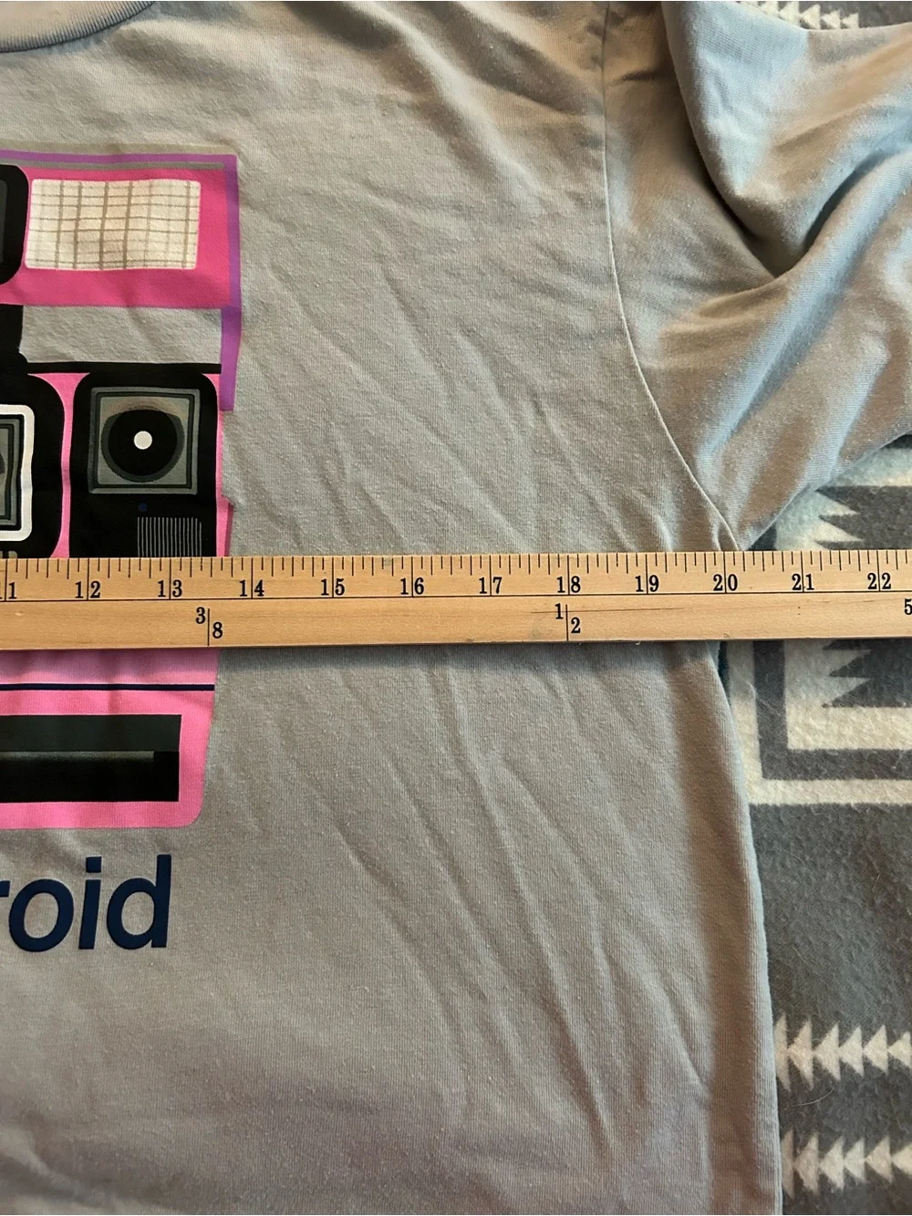 Polaroid Graphic Grey Long Sleeve Tshirt With Crew Neck